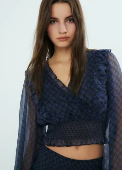 Blusa Cruzada Volantes