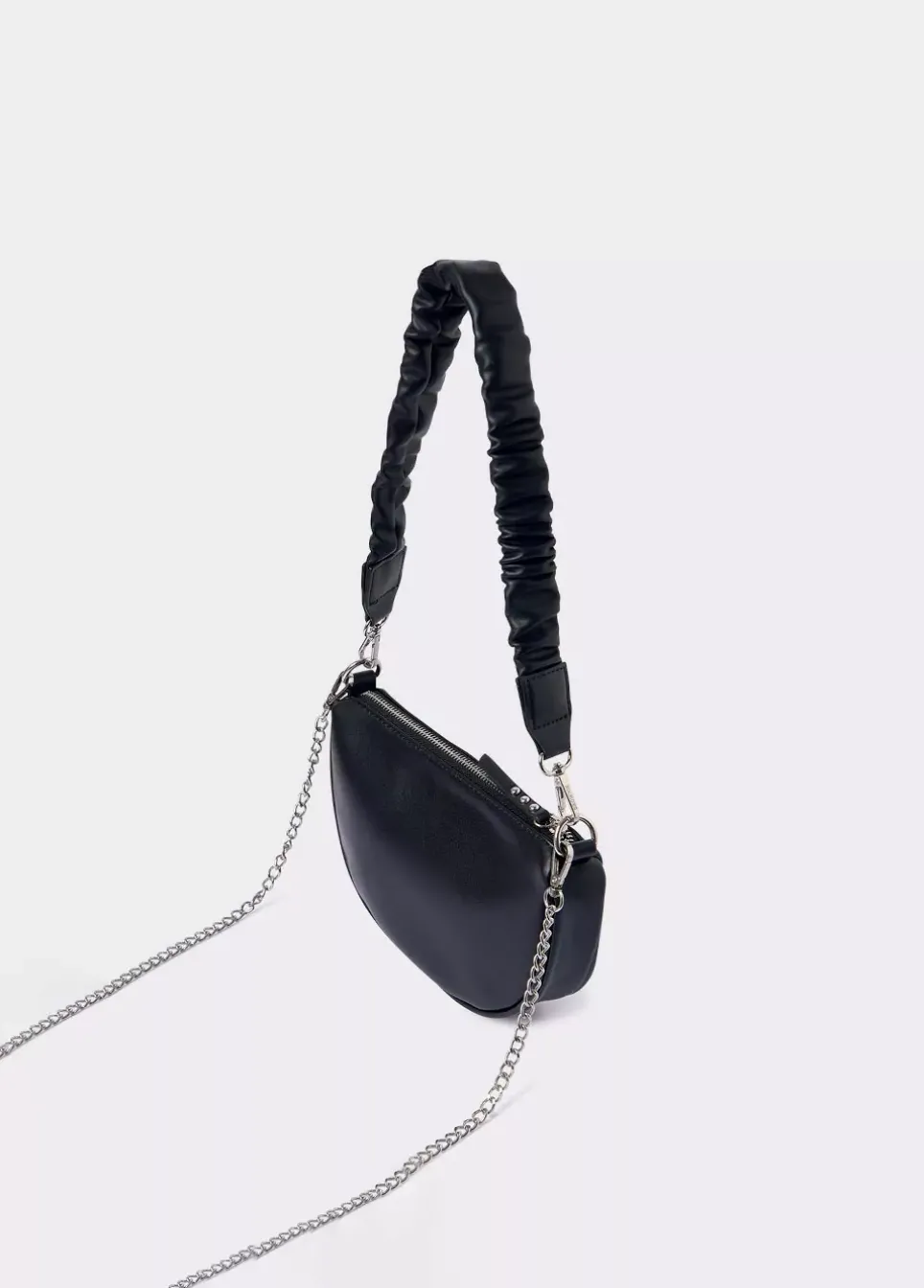 Bolso Media Luna Asa Arrugada