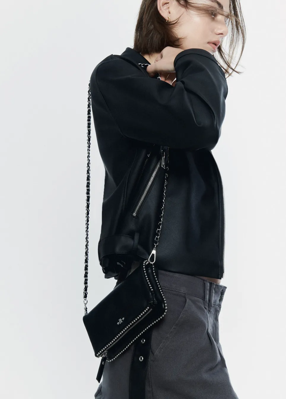 Bolso Mini Solapa Bolitas