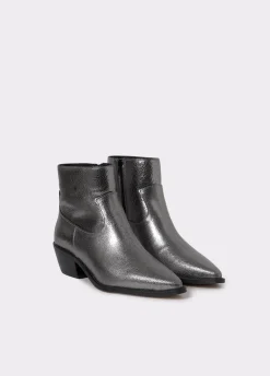 Botin Campero Laminado Piel