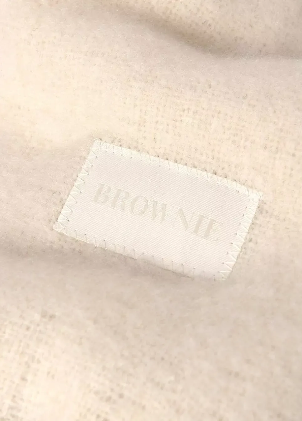 Bufanda Gruesa Estrecha Lisa Flecos