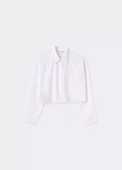 Camisa Cropped Lisa Bolsillo