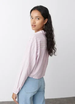 Camisa Cropped Rayas