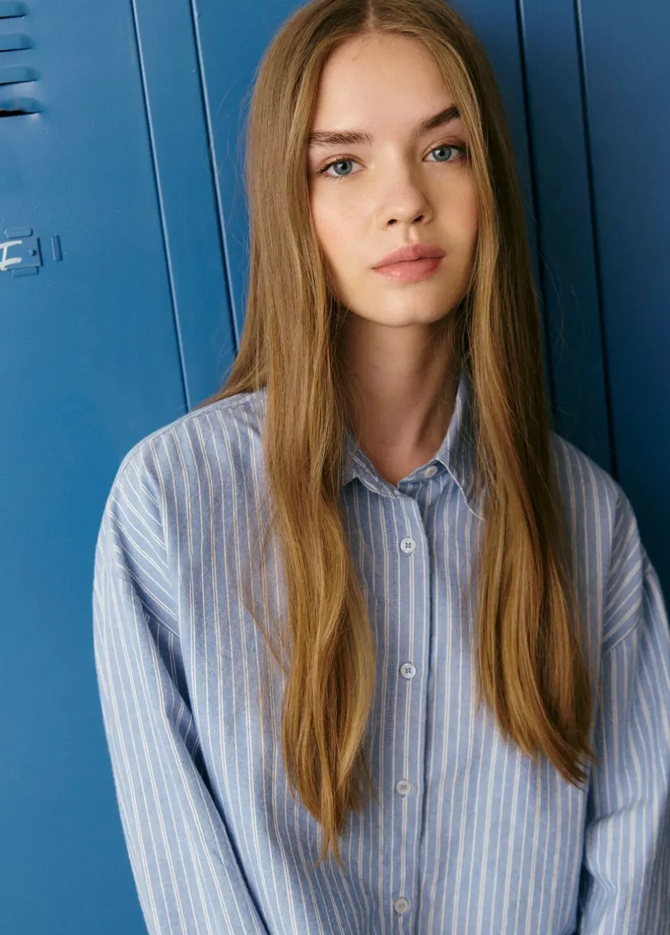 Camisa Cropped Rayas