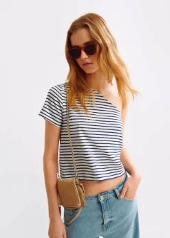 Camiseta Asimetrica Rayas