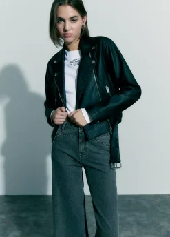 Cazadora Efecto Piel