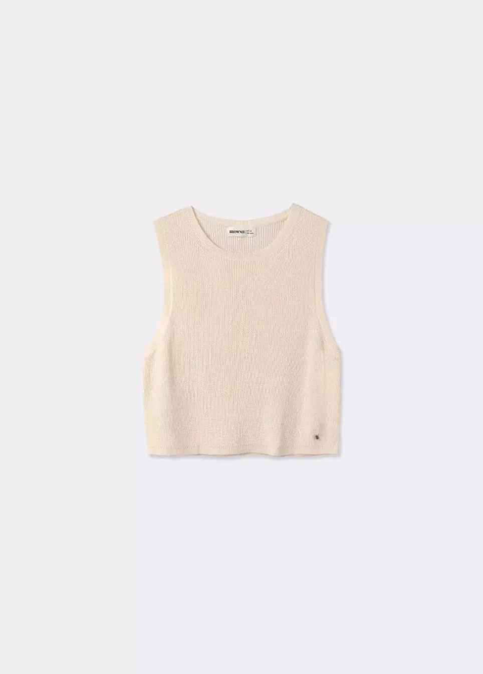 Chaleco Cuello Redondo Punto