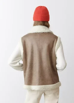 Chaleco Doblefaz Efecto Piel