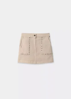 Falda Pana Bolsillo Parche