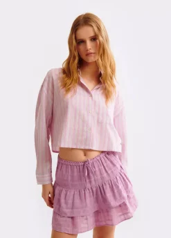 Falda Volantes Textura