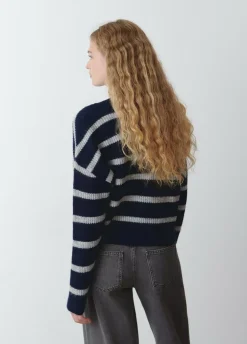 Jersey Cuello Pico Rayas