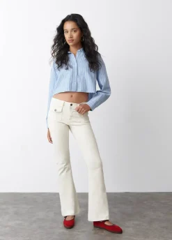 Pantalon Campana Bolsillos Frontales