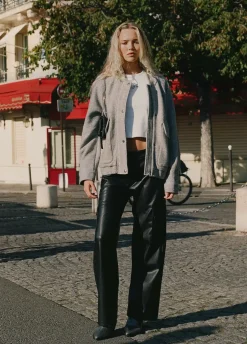 Pantalon Cargo Efecto Piel