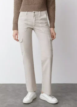 Pantalon Recto Cargo Tachas