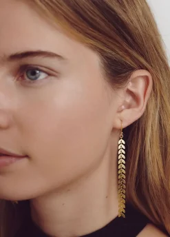 Pendientes Largos Hojitas