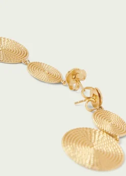 Pendientes Largos Tres Discos