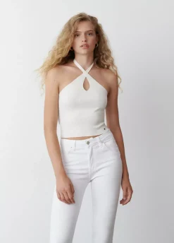 Top Punto Cruzado Cuello