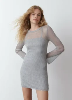 Vestido Calado Hilo Metalizadoiz