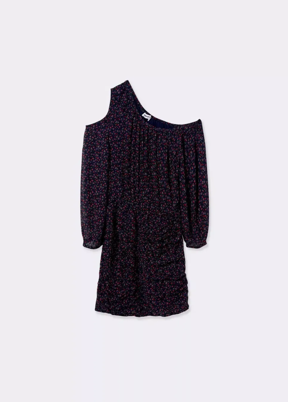 Vestido Cut Out Hombro Estampado