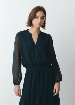 Vestido Largo Mancha Animal